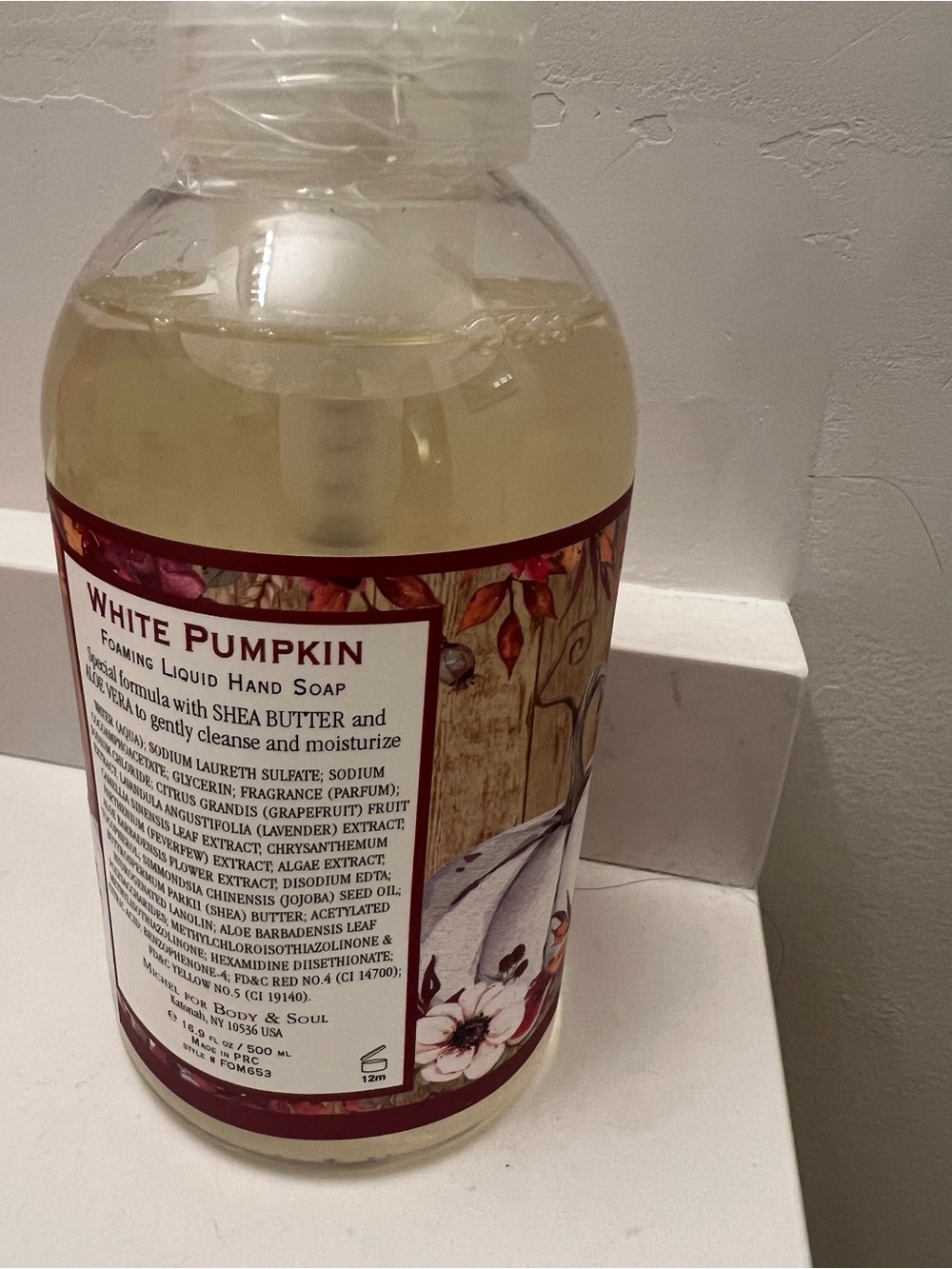Michel Design Works White Pumpkin Foaming Hand Soap - Picture 3 of 4